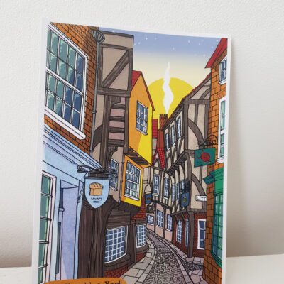 Postcard of the Shambles, York