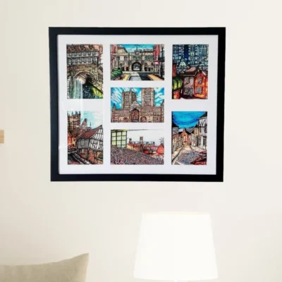 Framed Gicleè Lincolnshire/ Lincoln 7 print Set (Gift,...