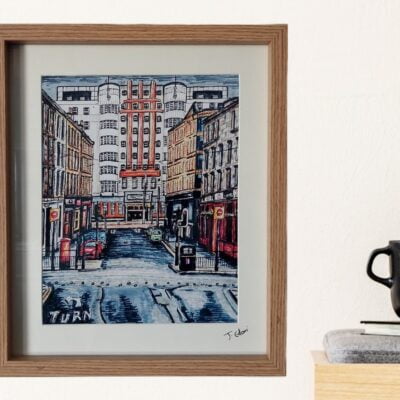 Gicleè Glasgow Art Print- The Beresford Art deco Buildi...