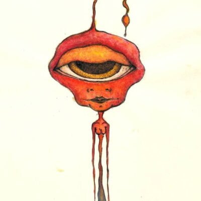 The Alien “One Eyed”- Original Art Print / W...