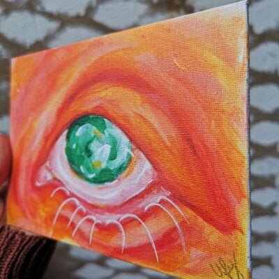 Daydreaming – Original acrylic painting on canvas...