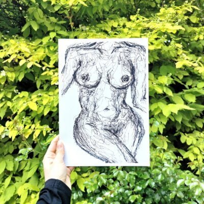 Femme – Original art print / Contemporary wall art...