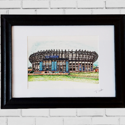 Edinburgh BT Murrayfield Stadium, Scotland Giclee Art Pr...