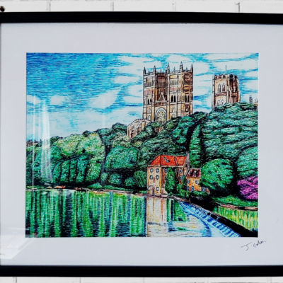 Durham Cathedral, UK Giclee Art Print (wedding, gift, ho...